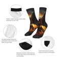 thumbnail image 3 of Rateoe Cool Black Eagle Pattern Children's Socks, Socks Gifts ,kids Crew Soft Cotton Socks , Moisture-Wicking, Durable, Ideal for Daily Wear & Sports, 3 of 5