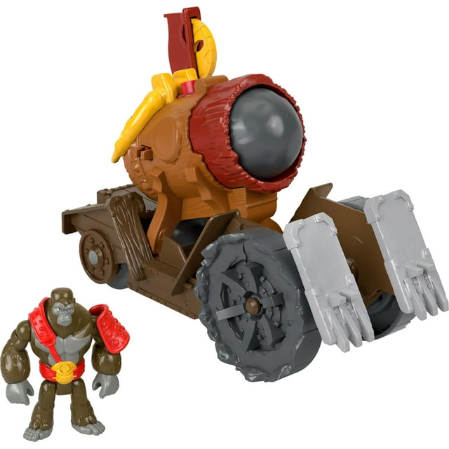 Juego de lanzador de cañones Imaginext Gorilla de Toy Fisher-Price, 4 piezas