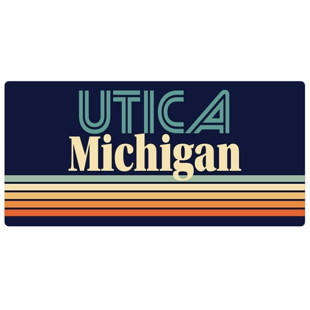 

Utica Michigan 5 x 2.5-Inch Fridge Magnet Retro Design