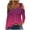 Purple, variant on Scyoekwg Tops for Women Trendy Fall Shirts Loose Dressy Casual Comfy Clothes for Women Gradient Color Graphic Tee V-Neck Off Shoulder Tops Long Sleeve Pullover Tops (Purple,M)