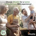 thumbnail image 5 of Olivette Organic Charcoal Briquettes For Grilling BBQ, USDA Organic Certified | 100% Recycled Olive Tree Byproducts, 5 of 8