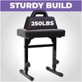 thumbnail image 3 of Taburete ajustable Piano Bench Liquid Stands de piel sintética, 3 of 6
