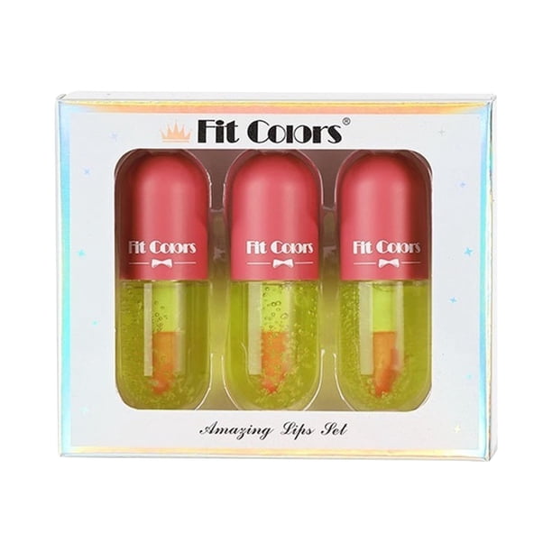 Xihbxyly Brillo Labial Transparente con Purpurina Lip B Ite Pearly White Base 4 Ml