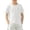White, variant on Toddler Girls' Short Sleeve Crew Neck Tee T-Shirt Summer Solid Color Athletic Tee Size 4-5T , White