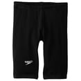 thumbnail image 1 of Speedo Boys' Little Kid Learn-to-Swim Solid Jammer, Black, 8, 1 of 3