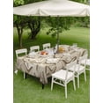 thumbnail image 4 of Outdoor Tablecloth with Umbrella Hole for Patio/Picnic/Party/Camping, Summer Starfish Waterproof Table Cloth Rectangle Table Cover Washable, Coastal Cream Ocean Earthy Tones (52"x 70"), 4 of 9