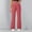 Pink, variant on High Waist Stretch Cargo Pants Women Baggy Multiple Pockets Relaxed Fit Straight Leg Pants