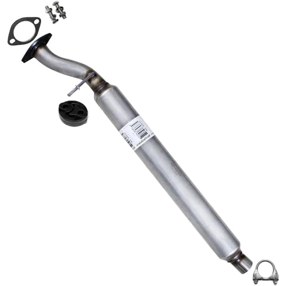 Northeastern Exhaust Resonator Pipe with Hanger Fits 2007-2008 Chevrolet Malibu 3.5L & 2006-2007 Pontiac G6 2.4L - Direct Fit | Stainless Steel