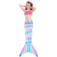 thumbnail image 2 of Maillot de Bain Fille Trois Pièces Bikini Queue pour Natation, 2 of 7