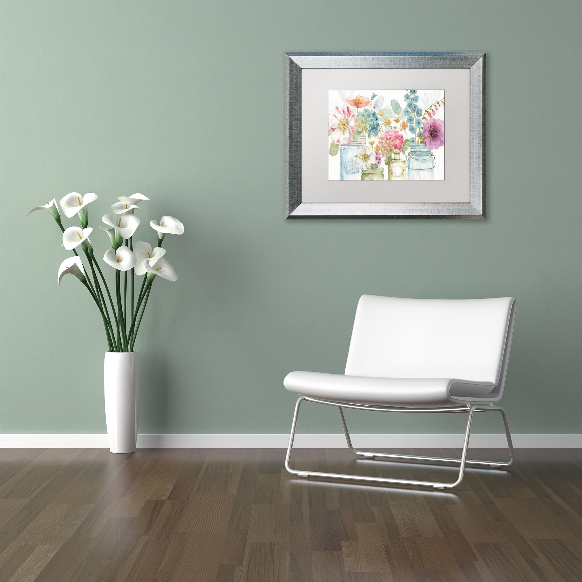 Trademark Art Floral Framed Art Print, by Lisa Audit