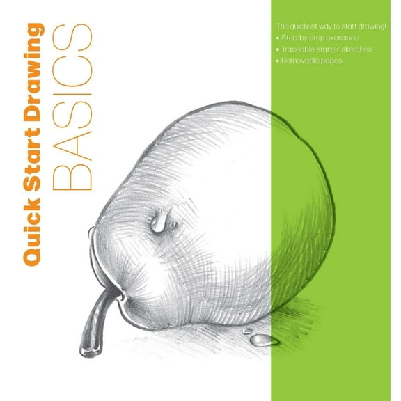 Big School of Drawing Quick Start Drawing Basics: The Quickest Way to Start Drawing! Step-By-Step Exercises, Traceable Starter Sketches, Remov, (Paperback)