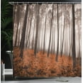 thumbnail image 3 of Ambesonne Shower Curtain, , 69"Wx70"L, Orange Brown, 3 of 4