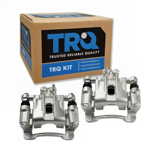 TRQ Rear Brake Caliper Set Compatible with 2010-2015 Hyundai Tucson 2011-2016 Kia Sportage
