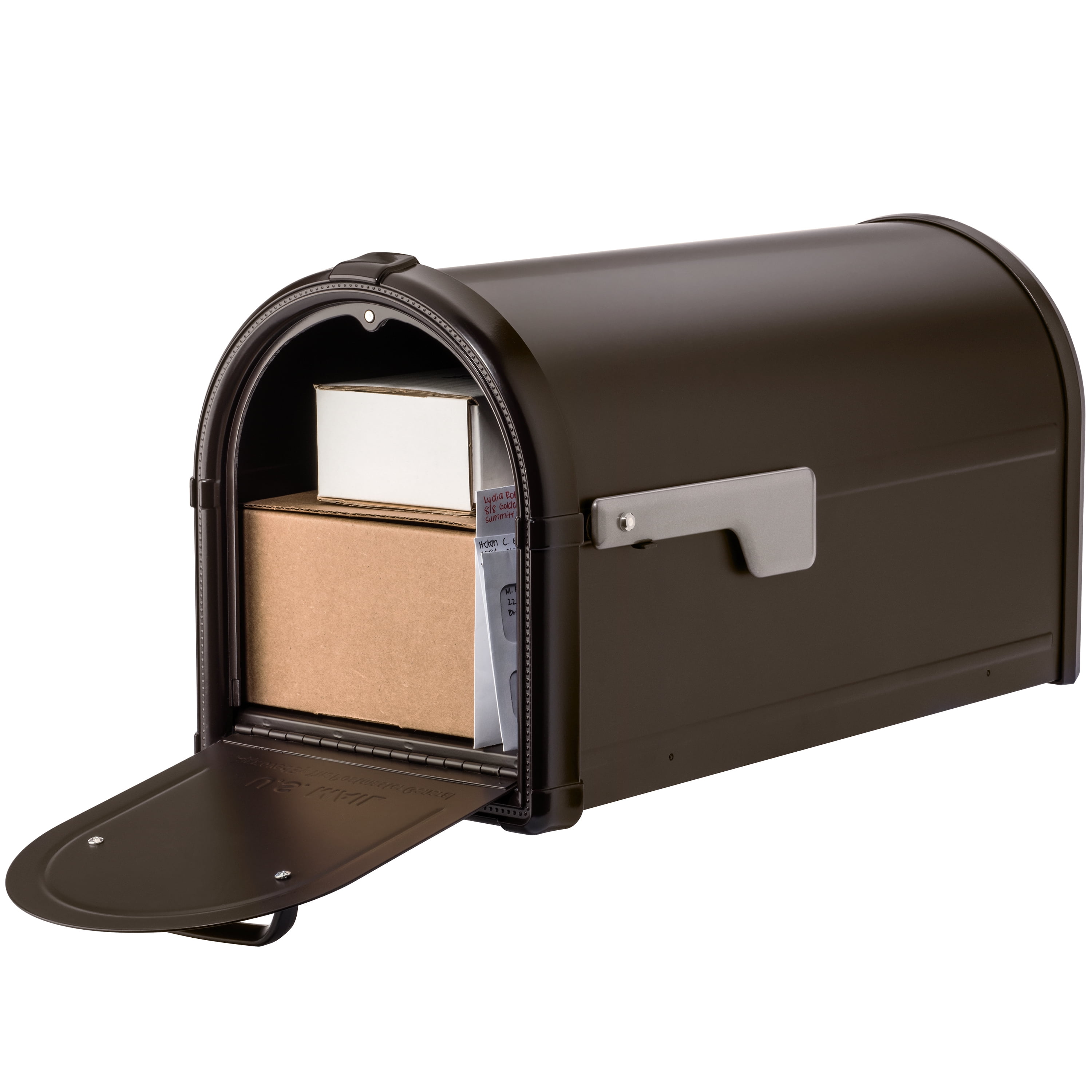 Architectural Mailboxes 5593RZ-CG Hillsborough Post Mount Mailbox - Rubbed Bronze - Large