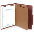 30 Letter Size Classification Folders, 1 Divider, 2 Inch Tyvek