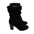 thumbnail image 5 of STYLE & COMPANY Womens Black Padded Saraa Round Toe Block Heel Zip-Up Slouch Boot 6 M, 5 of 6