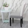 thumbnail image 5 of Stretchy Waterproofs Slip Resistant Chair Slipcovers for Home Hotel Dining Chairs Sturdy Polyester Spandex Fabric coffee, 5 of 5