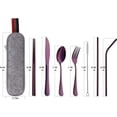 thumbnail image 3 of Travel Portable Utensils, Travel Camping Cutlery Set, Portable Reusable, 3 of 4