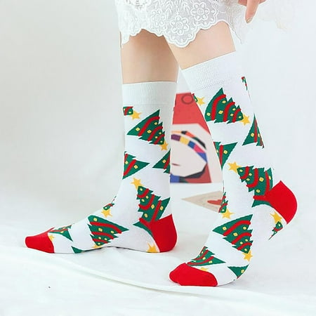 

SBYOJLPB Socks Clearance Women S Autumn Winter Christmas Socks Middle Tube Socks Christmas Socks Rollbacks