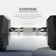 thumbnail image 3 of Sunny Health & Fitness Core Fit Hex Style Dumbbell, 50 LBS, Pair- SF-DB03, 3 of 6