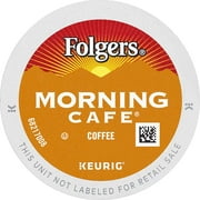 Folgers Morning Café Mild Roast Coffee, 72 K Cups for Keurig Coffee Makers