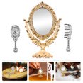 thumbnail image 2 of Shisuyan Mini House Mirrors Golden 1 Set 1.6x1x0.6in, 2 of 8