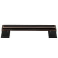 thumbnail image 2 of Metropolis Cabinet Pull, 96 Millimeters, Vintage Bronze by Stone Harbor Hardware, 2 of 3