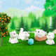 thumbnail image 5 of Adornos de micropaisaje, mini adornos para coche, adornos decorativos de escritorio, pequeños adornos de dibujos animados, lindos gatitos, manualidades de resina, 5 of 6