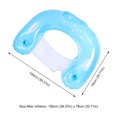 thumbnail image 2 of Flotador inflable para piscina con portavasos y asas, tumbona, balsa para adultos, fiesta en la piscina, diversión acuática de verano, 2 of 7