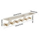 thumbnail image 3 of Perchero de madera de aleación montado en la pared | 5 o 6 ganchos | Organizador de perchas de ropa resistente para entrada, cocina, baño, dormitorio | Beige | Estante de almacenamiento que ahorra, 3 of 6