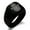 Black, variant on Stainless Steel Filigree Hamsa Hand of Fatima Engraved Square Flat Top Biker Style Polished Signet Ring