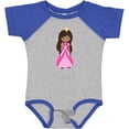 thumbnail image 3 of Inktastic African American Princess In Pink Dress Girls Baby Bodysuit, 3 of 5