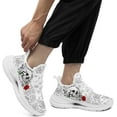 thumbnail image 6 of Coolcustomize Men's Gothic Running Shoes Skull Punk Cool Sneakers Women's Lightweight Breathable Casual Streetwear Walking Sneakers for Gym, 6 of 7