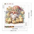 thumbnail image 2 of Pintura de diamante 5D DIY Taladro parcial con forma especial Gnomo de jardín de Pascua 30x30cm, 2 of 9