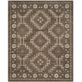 thumbnail image 2 of SAFAVIEH Bella Vana Medallion Geometric Wool Area Rug, Brown/Taupe, 8' x 10', 2 of 7
