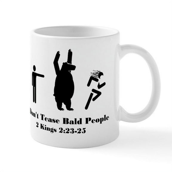 CafePress - Elisha Sends The Bear Mug - 11 oz Ceramic Mug - Novelty Coffee Tea Cup