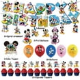 thumbnail image 2 of 40 Pcs For Mickey Theme For Mouse Clubhouse Birthday Party Decoration Set,Includes Happy Birthday Banner,13 Cupcake Toppers,2 Foil Ballons,and 6 Spiral ornament,and 18 Balloons for Party Supplies, 2 of 6