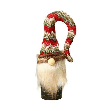 

ZTTD Bottle Cap Bag Christmas Decoration Decoration Bottle Holiday Clothing Bottle Gift Packaging Cap Kitchen Supplies A