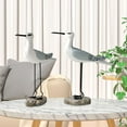 thumbnail image 6 of 2 Pieces Seagull Figurines Bird Statue Desktop Ornaments Wooden for Nautical Coastal Ocean Home Decoration, 6 of 9