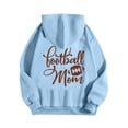 thumbnail image 4 of WEAIXIMIUNG Sweat à Capuche pour Femme avec Imprimé Lettre de Rugby et Manches Longues, 4 of 4