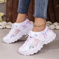 thumbnail image 3 of Women's Walking Shoes Composite Toe Work Barefoot Sneakers Shoes Breathable Flexible Fashion Sneakers for Daily Wear Pink Size 6, 3 of 6