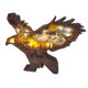 thumbnail image 1 of Estatuilla Artesanal De Animales, Decoración De Adorno De Mesa, Escultura Tallada En Madera Retro, Decoración Creativa Para El Hogar Y La Oficina Inevent HA038888-00, 1 of 6