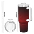 thumbnail image 4 of KLL Red Geometric Print 40oz Stainless Steel Insulated Car Cup Coffee Mug with Spillproof Lid - Keep Your Drink Hot or Cold on the Go, 4 of 8