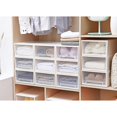 thumbnail image 3 of YIEMEEN Drawer Type Plastic Clothes Storage Box Transparent Organizer for Underwear Sock, 3 of 15