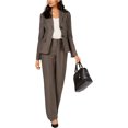 thumbnail image 1 of Traje de pantalón de dos botones para mujer Le Suit, gris, 4P Le Suit Traje pantalón, 1 of 1