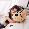 thumbnail image 2 of Cute Plush Tiger Doll Stuffed Fluffy Tiger Plush Toy Soft Animal Plush Pillow for Adults Kids, 2 of 5