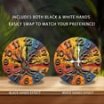 thumbnail image 2 of Mosaic Tree of Life Wall Clock 10-Inch Silent Wooden Wall Clock, Battery Operated (AA Batteries Not Included), Artistic Home Decor, 2 of 7