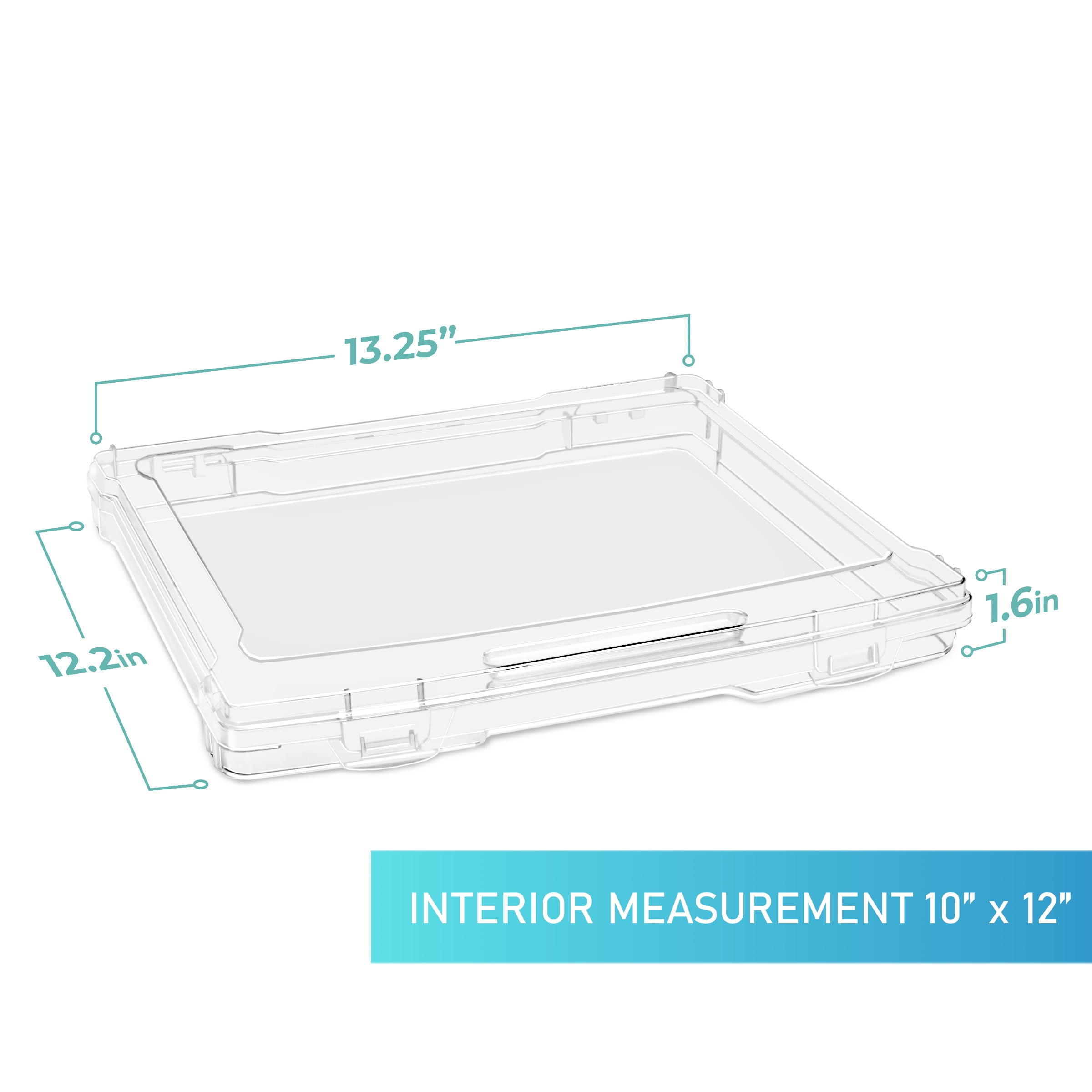 Sorbus Project Storage Case – Portable Clear Plastic