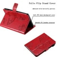 thumbnail image 3 of Dteck Folio Case For Amazon Kindle Paperwhite 6", Lightweight Embossed Butterfly PU Leather Flip Stand Case Cover with Card/Stlylus Holder,Red, 3 of 4