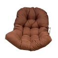 thumbnail image 3 of Cojín colgante para silla tipo huevo, cojín para asiento de silla de exterior, repuesto transpirable, almohadilla para silla oscilante, alfombrilla Marrón, 3 of 9